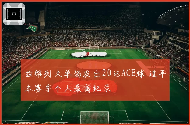 兹维列夫单场发出20记ACE球 追平本赛季个人最高纪录