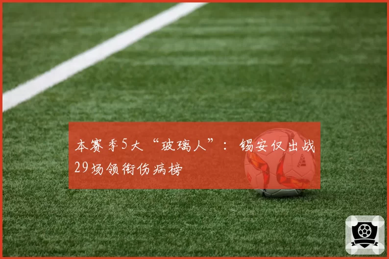本赛季5大“玻璃人”:锡安仅出战29场领衔伤病榜